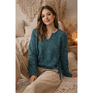 NWT John + Jenn Anthropologie Acrylic Blend Pullover Sweater Boho Cozecore Sz M